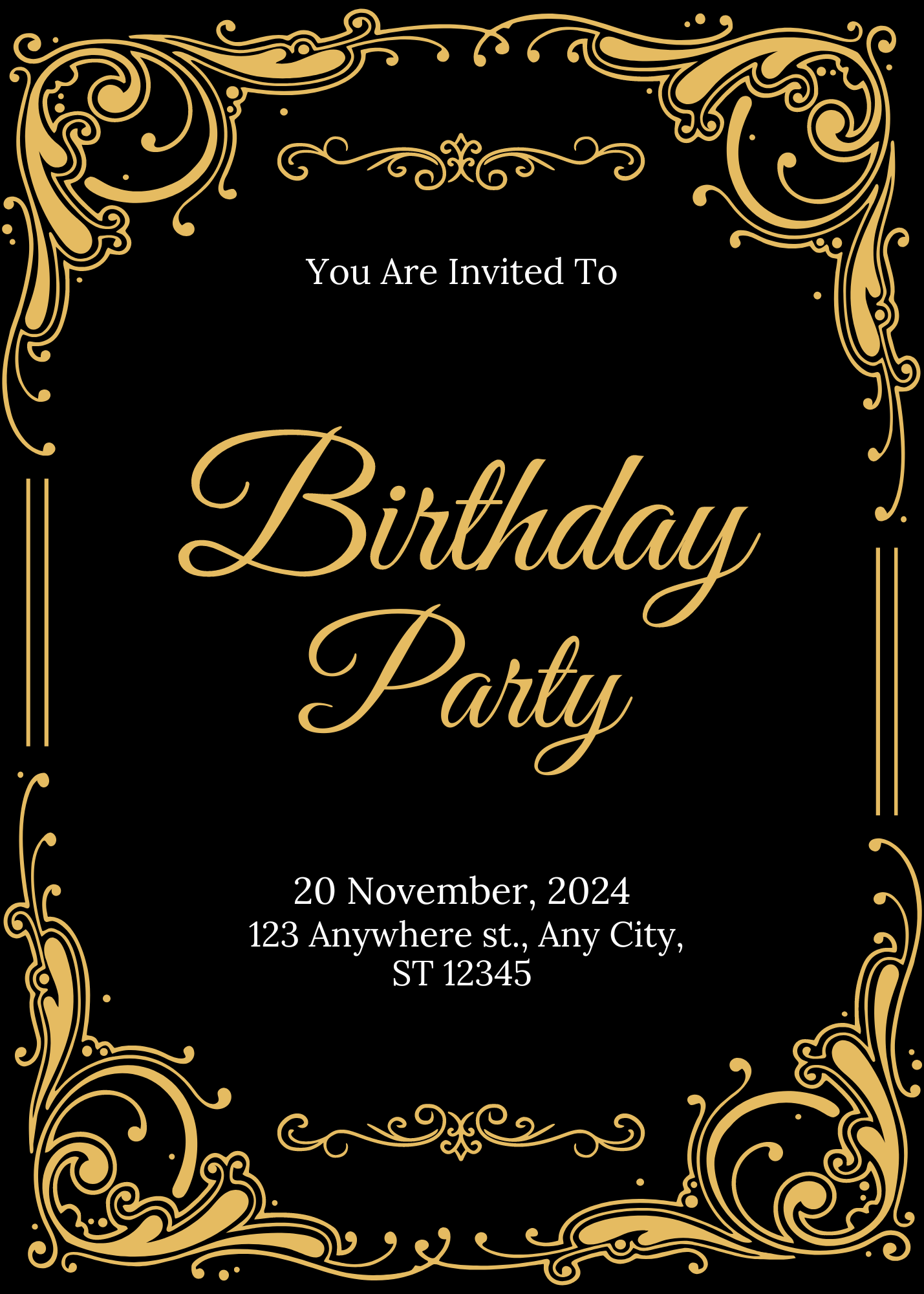 Birthday Party Invitation Message