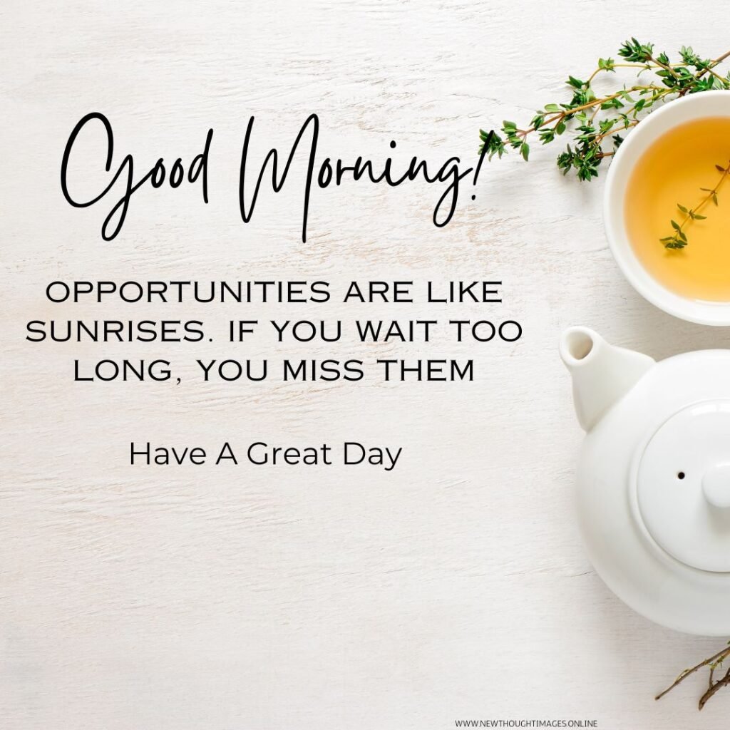 Inspiring Good Morning Quotes For Sucess